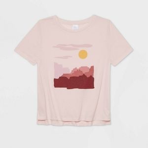 Soft Pink Scenic Top - Target